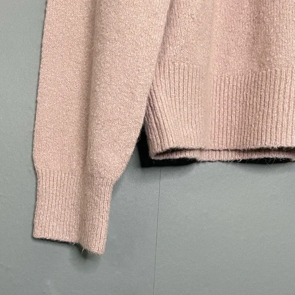 Everlane The Coccoon Crew Sweater In Plush Cotton Wool Alpaca Pink NWT - Picture 7 of 14